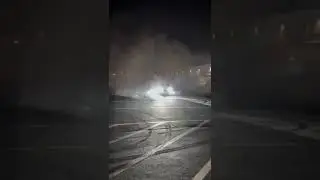 drift burnout donuts in my turbo s13 240sx ka-t