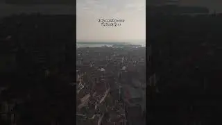 Rare early moving views from the sky over Venice Italy #italy #venice #italytravel