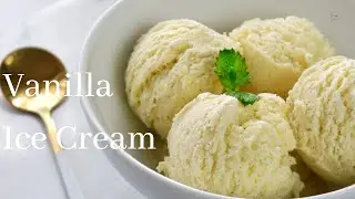 Real Vanilla Ice Cream | Homemade Vanilla Bean Ice Cream | වැනිලා අයිස් ක්&zwj;රීම් රෙසිපි | UDFlavors