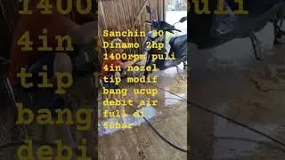 sanchin 20 dinamo 2hp 1400rpm puli 5in