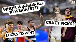 CRAZY NCAA Wrestling Championship Predictions!