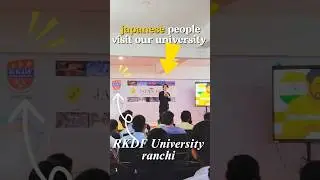 🤯OMG! Japanese 🇯🇵 People in RKDF University Ranchi 🤩 | Crazy Moments#shorts