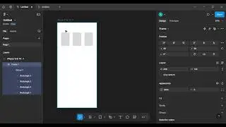 how to add horizontal scroll in Figma?? #figmatutorial #figma