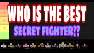 TIER LIST SECRET IN (ANIME FIGHTERS)!!!!