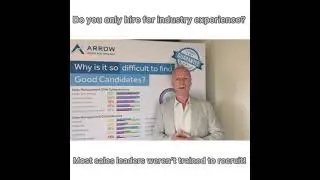 Hiring salespeople with more than just having industry experience.