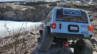 Scx6 Jeep Wrangler JLU Axial Racing  ..Trail and Rock Crawl .. Backroads 4X4 Adventure #rcelf #scx6😀