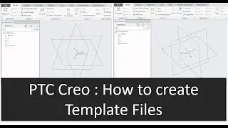 PTC Creo Tutorial : How to make default templates/start files for Part and Assembly