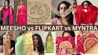 What i ordered vs What I Got from Meesho, flipkart & myntra for shadi & new year! Cheapest online 