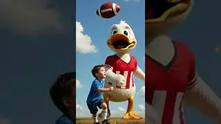 When a Little Boy Plays Football With a Giant Duck 🦆⚽ | Cutest Scene Ever #15