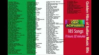 ♫♫♫ 185 Songs of Italian Music 80s ♫ 12 Hours ♫ 12 Horas ♫  Perfect for bars ♫ Perfecto para bares ♫