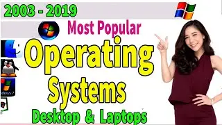 Top Most Popular Operating Systems Desktop & Laptops 2003 to 2019