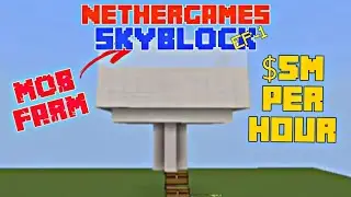 Making Mob Farm In NetherGames Skyblock EP1....