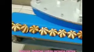 Cookies machine, cookies flow wrapping equipment, biscuit horizontal flow packing line, cookies line