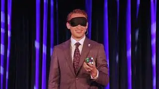 Max Davidson performs his signature memory act at the Magic Castle