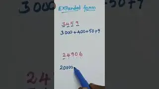expanded form #shorts #youtubeshorts #competitiveexamtricks #viral #khabylame @allinmath