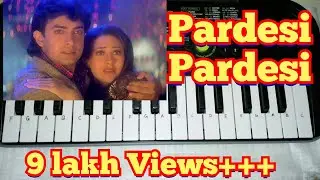 Pardesi pardesi from Raja Hindustani Cover Song on Paino(Casio sa 47) by Madan Mali