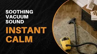 Deep Vacuum Cleaner Noise for Focus and Sleep | 8 Hours Black Screen