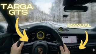 POV: Manual Porsche 911 Targa on Snowy Roads