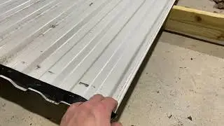 Cutting Down a Roll-Up Sheet Door