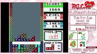 RGLtv presents RGL2026: Tetris (level 10 gauntlet) by 0JMachine