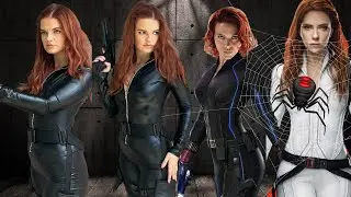 BLACK WIDOW COSTUME (full recreation & EASY) REDHEAD HALLOWEEN COSTUMES PART 6.🕷 ❤️&zwj;🔥