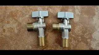 quarter turn two way angle valve