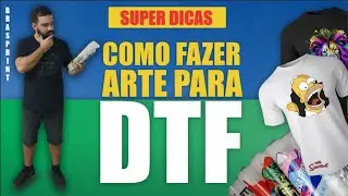 Como criar arte para impress&atilde;o em DTF (ATUALIZADO 2023) retirar fundo