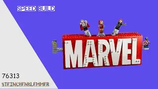 76313 MARVEL Logo & Minifiguren | Speed Build