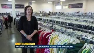 Accidental Goodwill donation makes its way back to owner