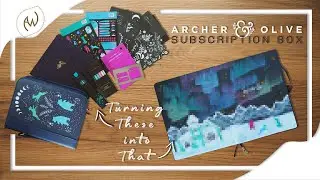 Archer & Olive - December | Unboxing + Illustration