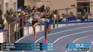 Girls' 300m Section 3 - 117th Millrose Games 2025 [Full Race Replay]