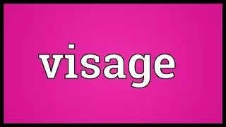 Visage Meaning
