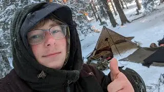 Übernachtung bei unter  -11°C auf 1300m ü NN