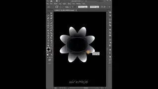 Vector Floral Design in Adobe Illustrator | Short Tutorial #shorts #illustrator #bgfxstudio