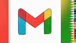 How to Draw Gmail Logo