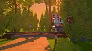 Przejazd kolejowy Scrap Mechanic EHZ-32 300mm bez tarcz tłowych