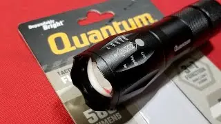 Harbor Freight Quantum 588 Lumen Adjustable Focus Flashlight Review