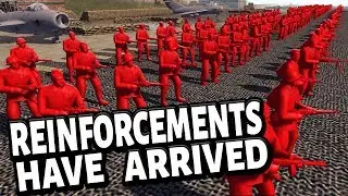 The Red Army Come to Help the Greys ! Tan Independence day - AMOW