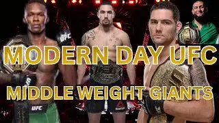 TOP 10|UFC MODERN DAY MIDDLE WEIGHT GIANTS|MMA