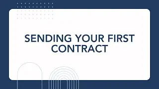 Sending a Contract