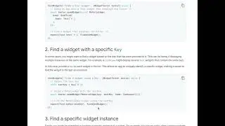Flutter widget tests finding widgets