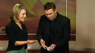 1 of 3 - Ed Clarke performing Close up magic live on kolo8 tv in Reno nevada