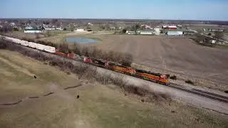 BNSF Intermodal Moves With Haste Through Bucklin, Missouri