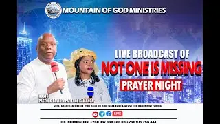 THANK YOU FOR JOINING US FOR  TODAY'S NOT ONE IS MISSING (NOIM) PRAYER NIGHT.