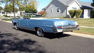 1965 Imperial Crown Convertible in Blue & Ride on My Car Story with Lou Costabile