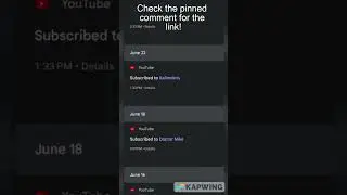 how to check how long you have been subbed to a yt channel!