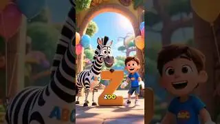 Learn Letter Z: Z is for Zebra Song 🦓 #shorts #abcforkids #kidssong