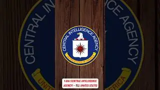 Top10 Secret agency in the world #top10 #facts #shorts #cia
