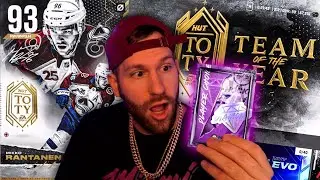 TEAM OF THE YEAR SET COMPLETE + DIAMOND PLAYER CHOICE PACKS | NHL 22 TOTY MIKKO RANTANEN COLLECTED!