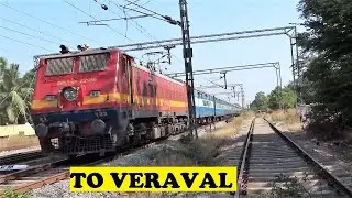 Arakkonam WAP1 Trivandrum Veraval Start 2709 KM Journey